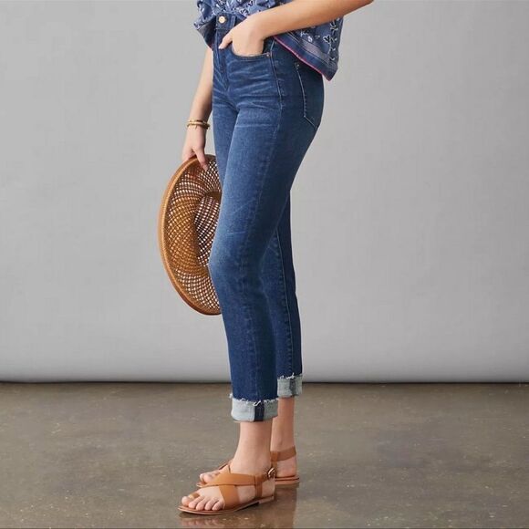 Pilcro and the Letterpress Raw Hem Jeans - Picture 2 of 7